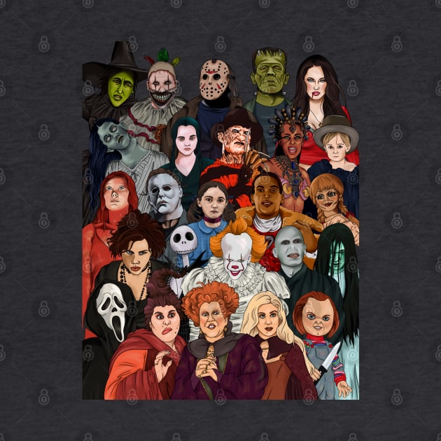 Horror Movie Characters by Annabalynne